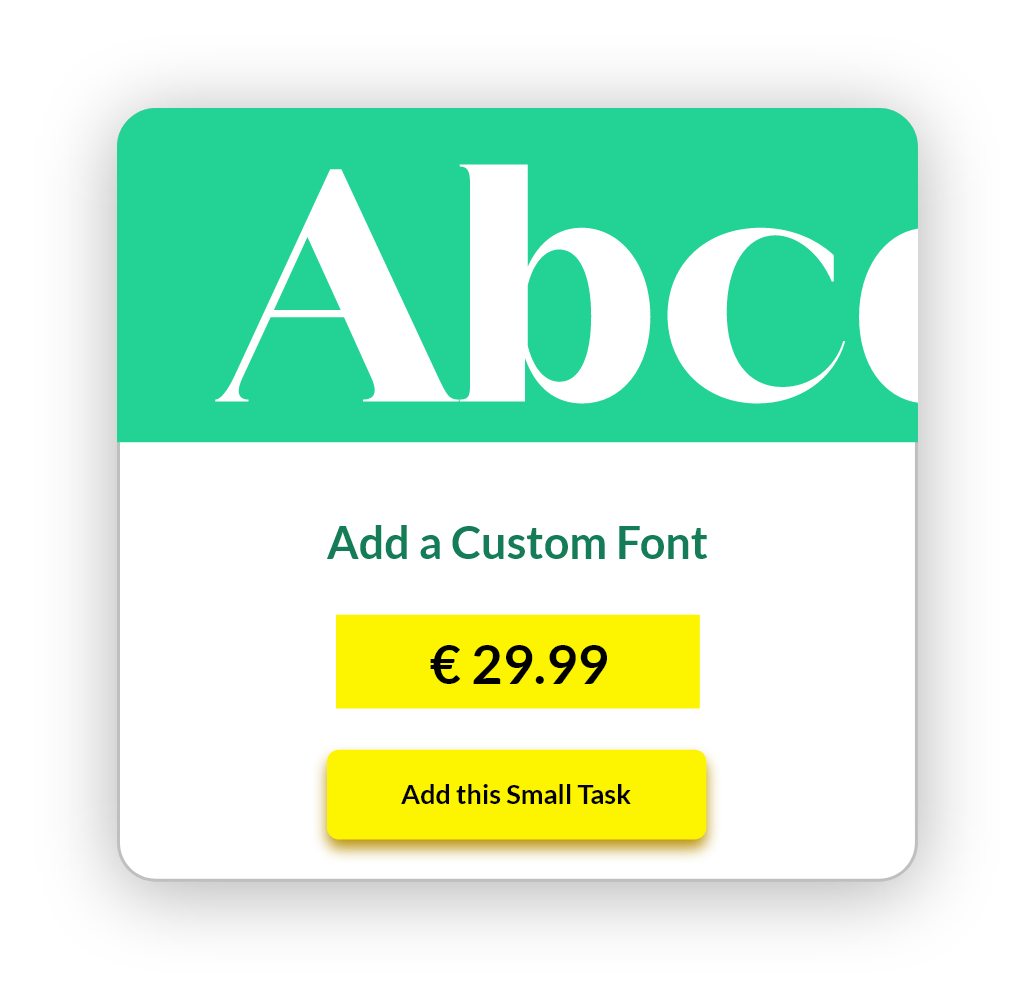 Add a Custom Font -  Button Off