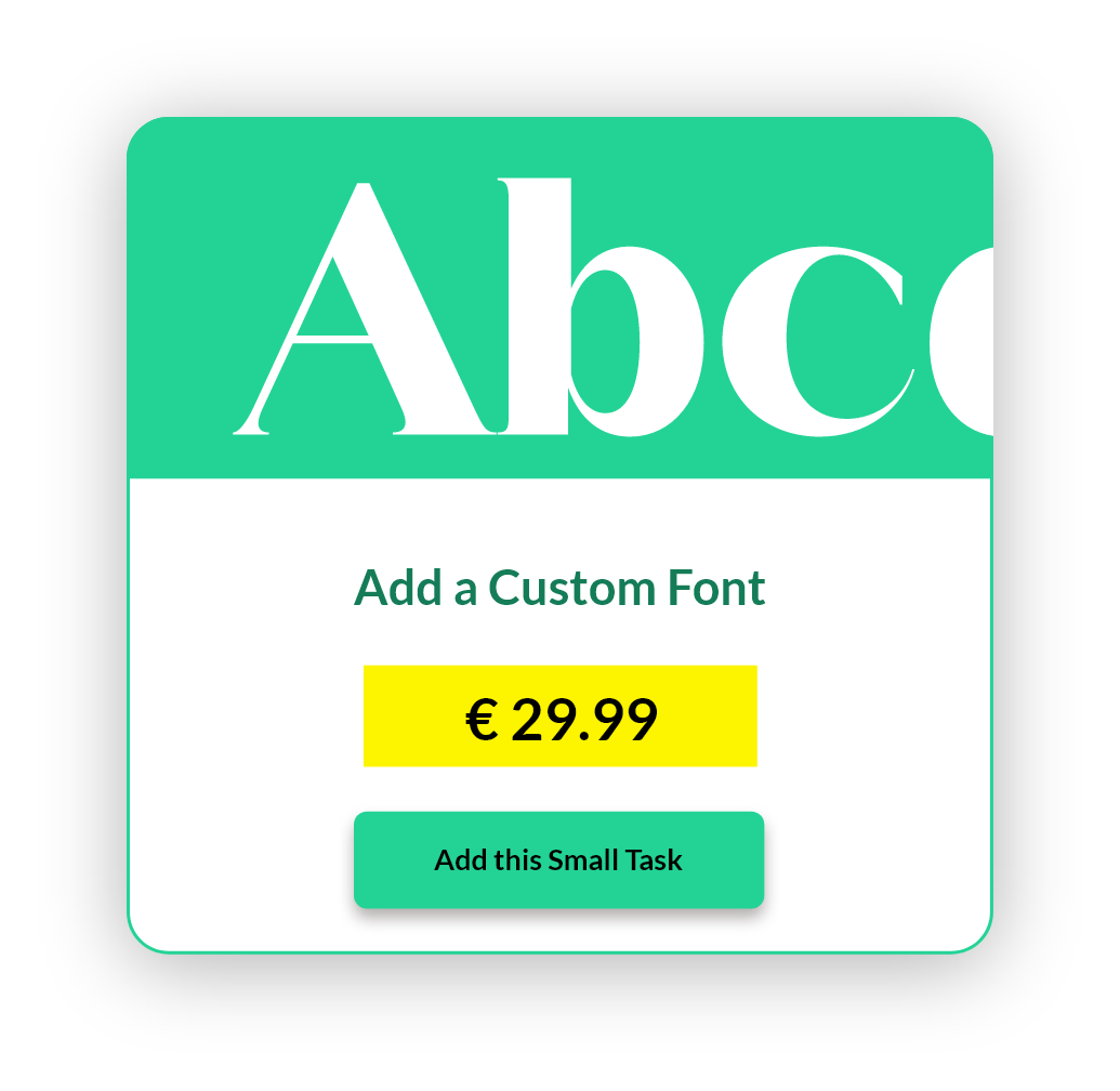 Add a Custom Font -  Button On