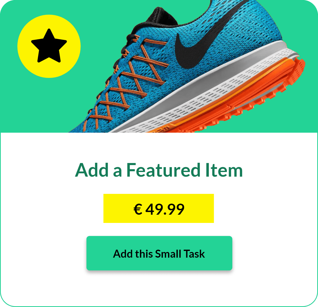 Add a Featured Item -  Button Off